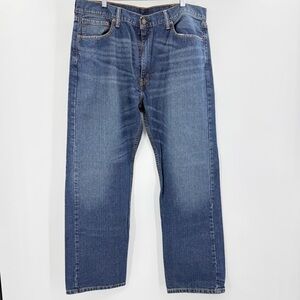 Levi’s 505 Relaxed Fit Blue Denim Jeans Size 40x30